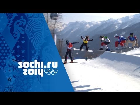 Eva Samkova Wins Gold In An Amazing Snowboard Cross Big Final | Sochi 2014 Winter Olympics