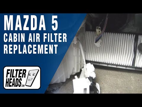 Cabin air filter replacement- Mazda5