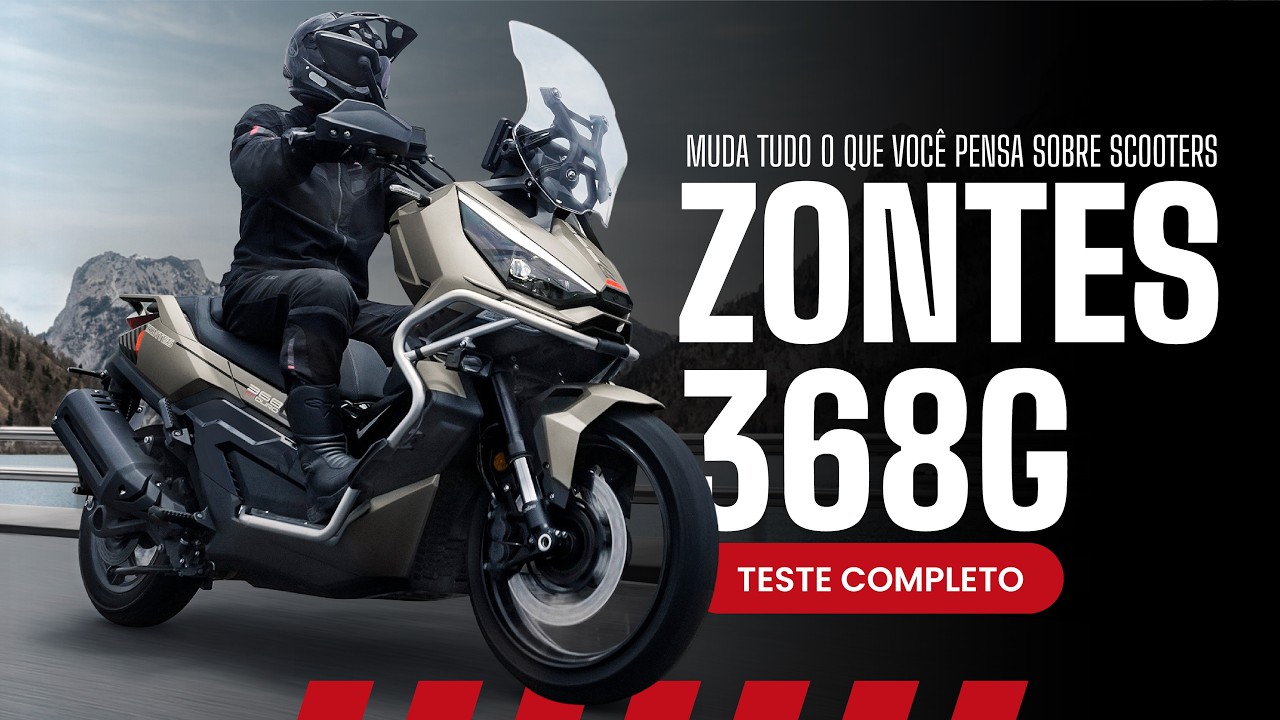 A ZONTES 368G MUDA TUDO O QUE VOCÊ PENSA SOBRE SCOOTERS | Teste completo e primeiras Impressões