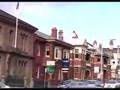 Downtown city of Hobart Tasmania Australia