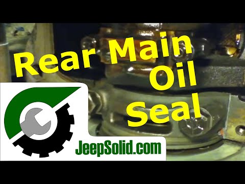 Jeep rear main oil seal and oil pan gasket