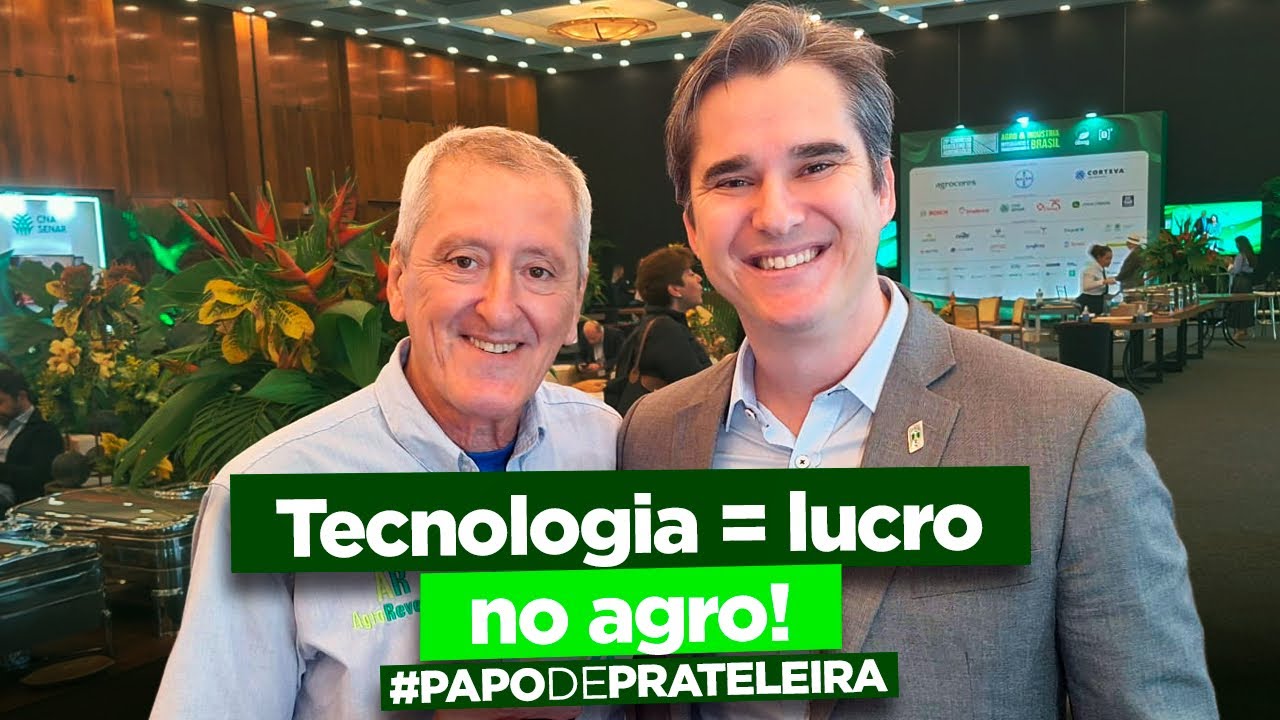 Gustavo na veia: Tecnologia é fundamental para o lucro no Agro  | Papo de Prateleira 1384