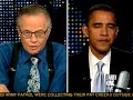 Barack Obama- Larry King Live