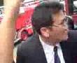 Free tibet 早稲田 正門に公安出動