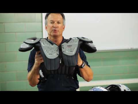 how to fit football shoulder pads