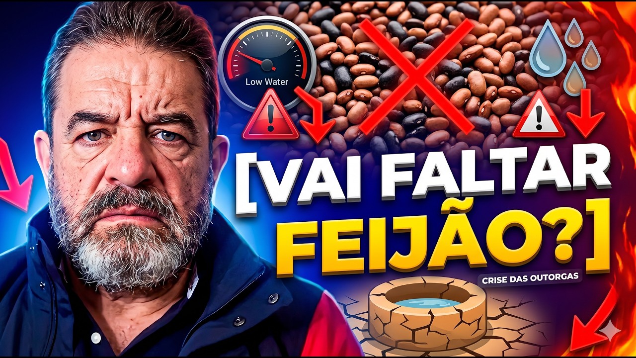 Vai faltar Feijão? Entenda a crise das outorgas de água que ameaça a safra irrigada.