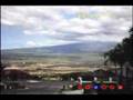 steep hill/ view of haleakala