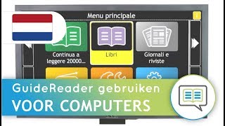 GuideReader gebruiken - Voor computers