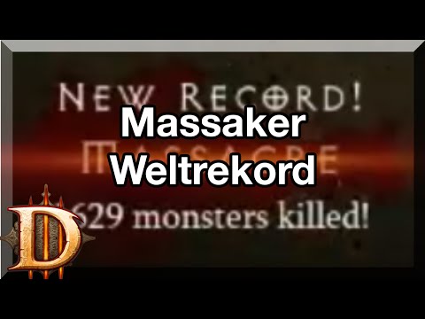Diablo 3 WORLD RECORD MASSACRE 1629 MP10 - Weltrekord Massaker 1629 MP10