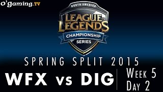 LCS NA Spring 2015 - W5D2 - WFX vs DIG