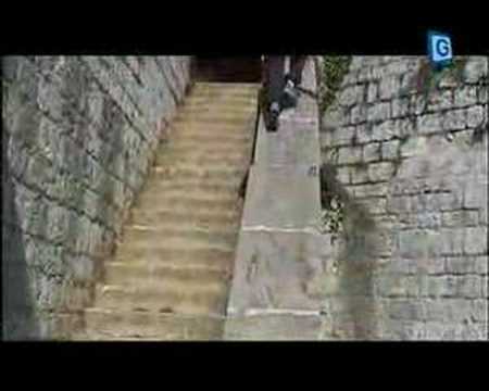 Parkour Grenoble: La Bastille