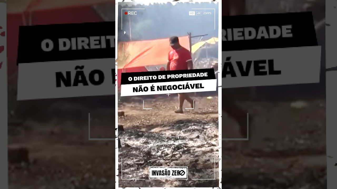O direito de propriedade não é negociável!