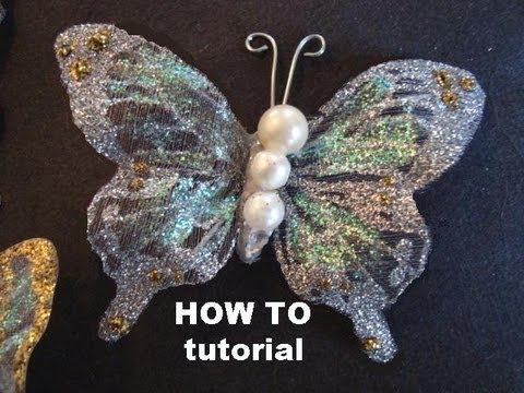 Super making nylon butterflies and flowers one these