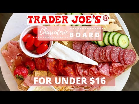 Charcuterie Board DIY on a budget using all Trader Joe's ingredients
