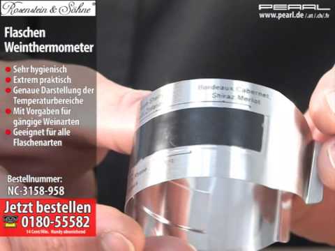 Rosenstein & Söhne Flaschen Weinthermometer