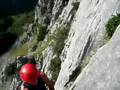 1º largo de la vía Nueva (1º espolon Atxarte)