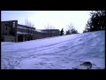 Sledding in the Quad at UWGB