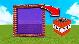 How To Make a Portal to the TNT Dimension in MCPE (Minecraft PE)