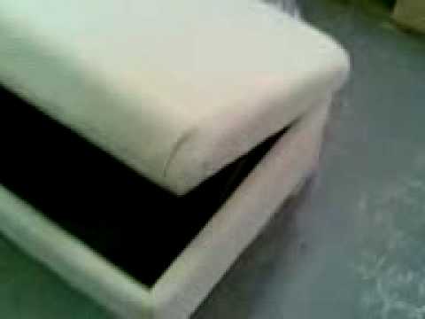 how to recover ottoman lid
