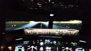 Landing at YSSY Rwy25 during Monday\\\\\\\'s Milkrun (Captain Ken and FO Giles)