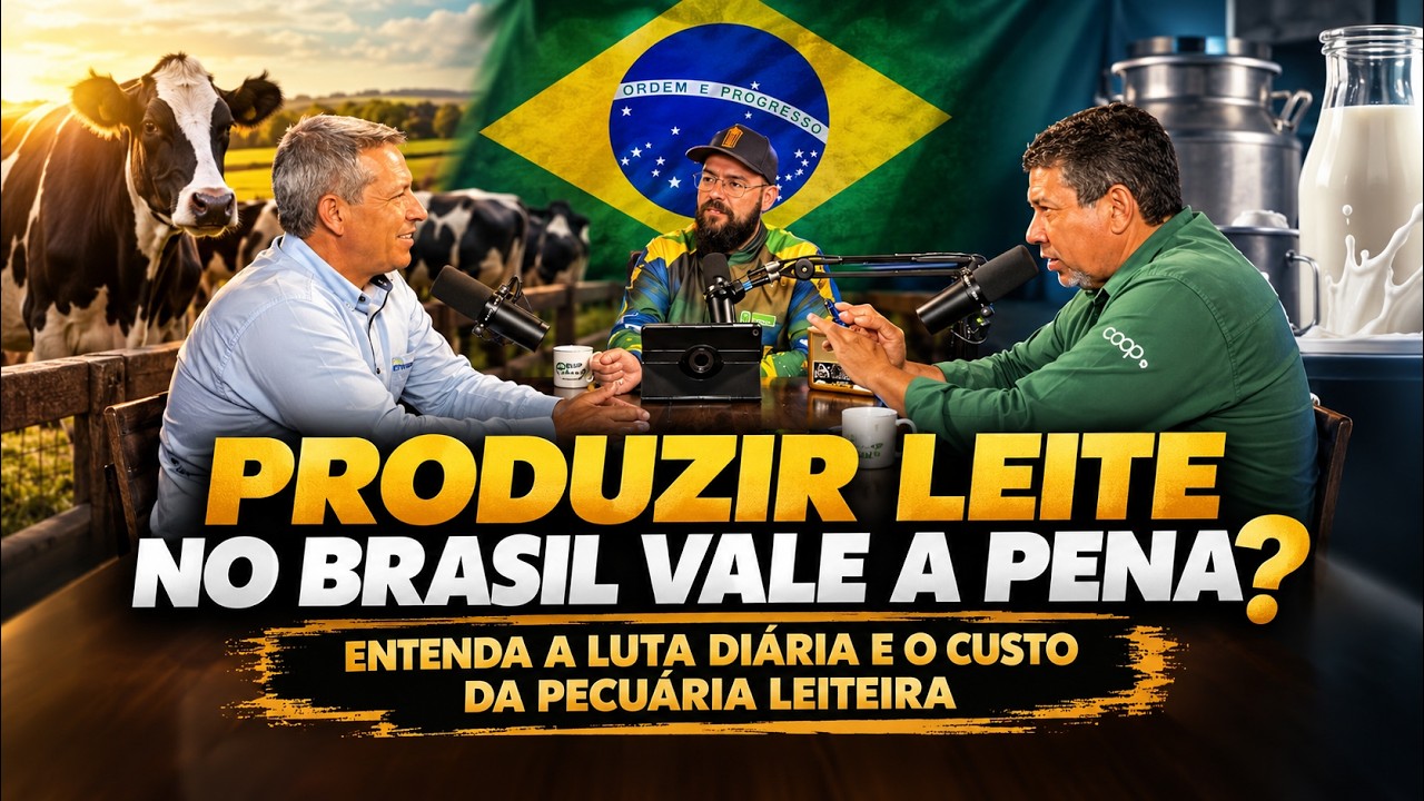 Produzir Leite no Brasil Vale a Pena? Entenda a Luta Diária e o Custo da Pecuária Leiteira.
