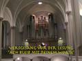 12 Apostel-Andacht: Choralvers Ach bleib mit deinem Worte vor der biblischen Lesung
