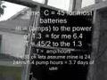 pump power consumption for solar powered aquaponic system