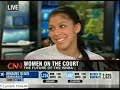Candace Parker & lisa Leslie Interview on cnn 05/03/08