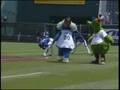 Raymond gets tackled