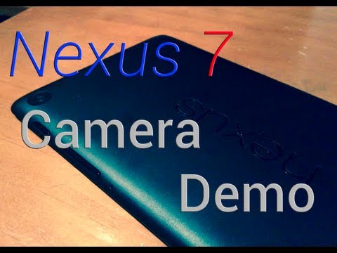 how to use the camera on a nexus 7