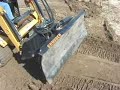 RUBBERTRACK LOADER DOZERBLADE ACTION USED SKIDSTEER PELLE