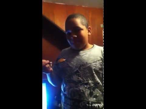 yellow kid Cinnamon Challenge Reaction