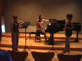 Tercer moviment del 'Trio per a flauta, violí i piano' (1958) de Nino Rota, interpretat per Míriam Pérez (flauta), Laura Peinado (violí) i Anna Figueras (piano), a l'auditori del Conservatori Victòria dels Àngels de Sant Cugat del Vallès, el juliol del 2008.