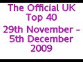 The Official UK Top 40 - 29th November - 5th December 2009