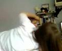 Forbes being shaved