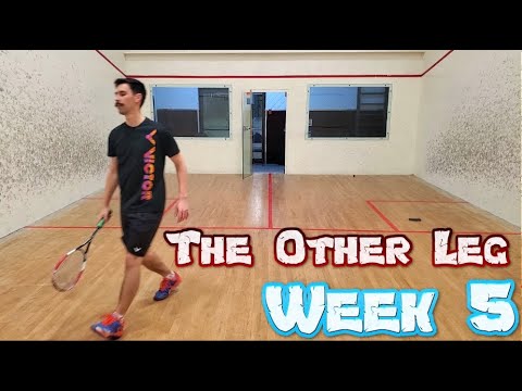 Squash - Moving To The Front With The Other Leg?