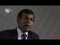 'NO PLACE LIKE HOME-EJF talks to the President of the Maldives and the Premier of Niue'
