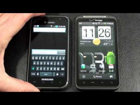 T-Mobile Samsung Galaxy S 4G vs Verizon HTC Thunderbolt 4G Part 2