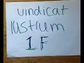 lustrum vindicat 1F lustrum vindicat 1F