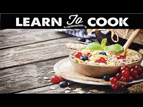 Oatmeal - Looking for an easy oatmeal recipe? Follow along as Chef Mark from LearnToCook.com demonstrates an easy method for making oatmeal. For the oatmeal recipes th...