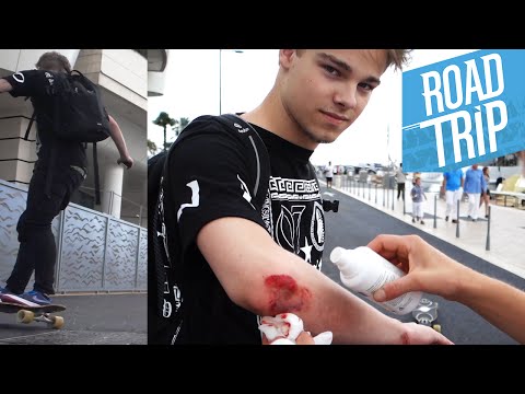 TADDLS LONGBOARD UNFALL + TAUCHEN in Cannes | #ROADTR7P Tag 4 | Dner