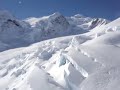 Ski Plane Snow Landing on Tasman Glacier