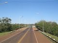Cruzando la frontera Brasil - Argentina