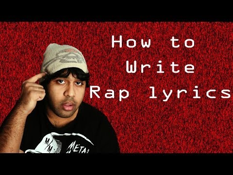 how to write rap
