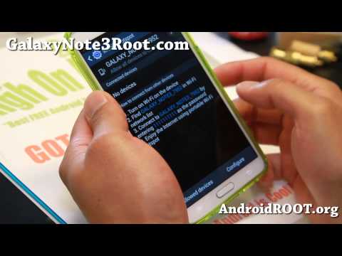 How to Wifi Tether FREE on AT&T and Verizon Galaxy Note 3!