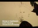 Anne-Li karlsson LIVE Painting @ marunouchi house Anne-Li karlsson LIVE Painting @ marunouchi house