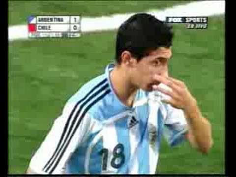 Di Maria con Argentina Sub - 20