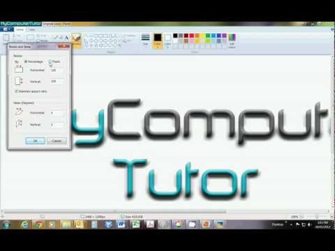how to resize mb in paint