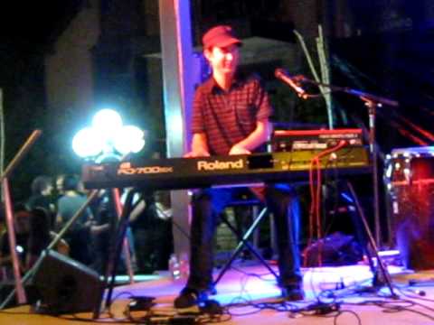 Locke Street - The band doesn't really have a name, they're a great collection of talented local folk. Joel Guenther (guitar, centre), Terry Wilkins (bass), Jesse O'Brien (...