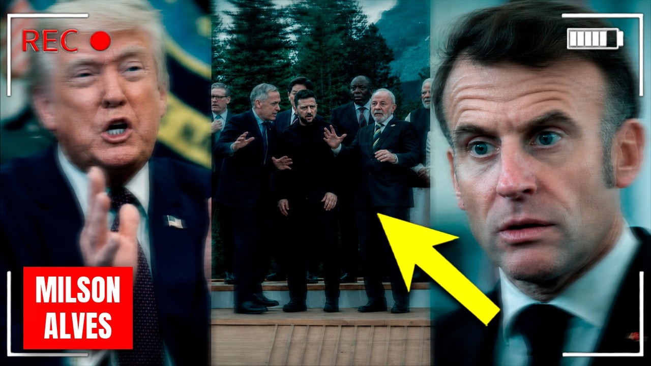 PÂNICO EXPLODE após Trump dominar Macron e ver TODO G7 RECUAR!!!